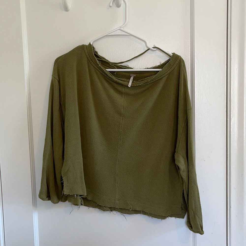 Free people flowy light sweatshirt